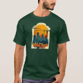Built by Working Hands Labor Day Construction Desi T-Shirt (Vorderseite)