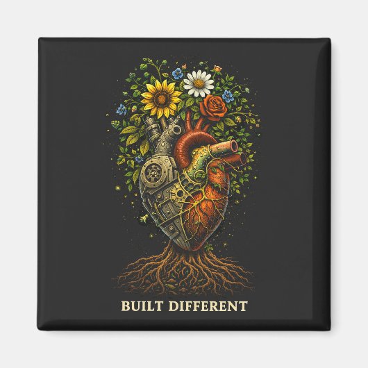 Built Different Magnet (Vorne)