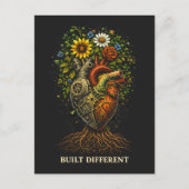 Built Different Postkarte (Vorderseite)