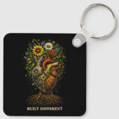 Built Different Schlüsselanhänger (Rückseite)