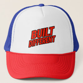 Built Different Trucker Hat – Bold Street Style Truckerkappe