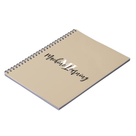 Built for Programmers & Data Scientists – ML Pro Notizblock (Linke Seite)