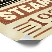 Built for Speed - Anpassbares Glossy Poster (Ecke)