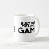 Built For The Long Game Classic Minimalist Mug Kaffeetasse (VorderseiteRechts)