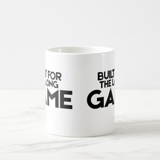 Built For The Long Game Classic Minimalist Mug Kaffeetasse (Mittel)