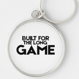Built For The Long Game Minimalist Key Ring Schlüsselanhänger