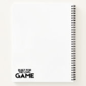 Built For The Long Game Minimalist Spiral Notizblock (Rückseite)