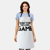 Built For The Long Game Minimalist Studio Apron Schürze (Getragen)