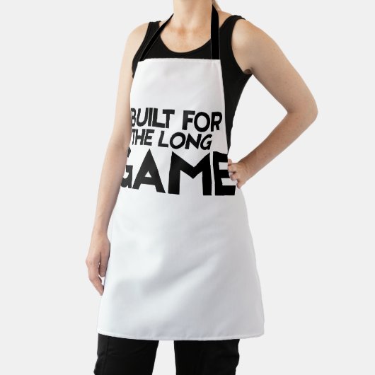 Built For The Long Game Minimalist Studio Apron Schürze (InSitu)