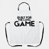 Built For The Long Game Minimalist Studio Apron Schürze (Vorderseite)
