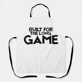 Built For The Long Game Minimalist Studio Apron Schürze