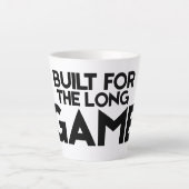 Built For The Long Game Tall Latte Mug Milchtasse (Vorderseite)