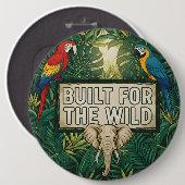 Built for the Wild Button (Vorne & Hinten)