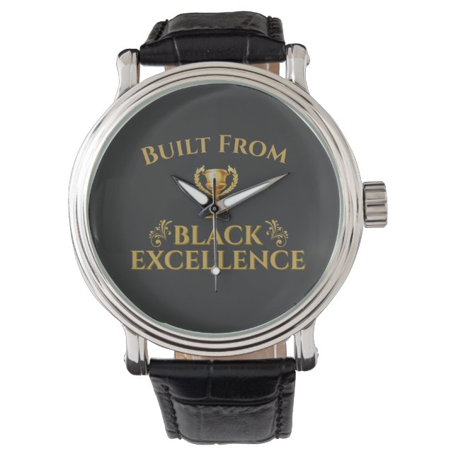 Built From Black Excellence Legacy Armbanduhr (Vorderseite)