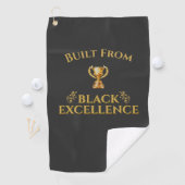 Built From Black Excellence Legacy  Golfhandtuch (Insitu)