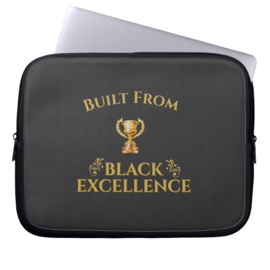 Built From Black Excellence Legacy  Laptopschutzhülle (Vorderseite)