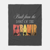 Built From Dust of The Pyramid | Fleece Blanket (Vorderseite)