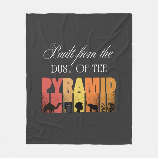 Built From Dust of The Pyramid | Fleece Blanket (Vorderseite)