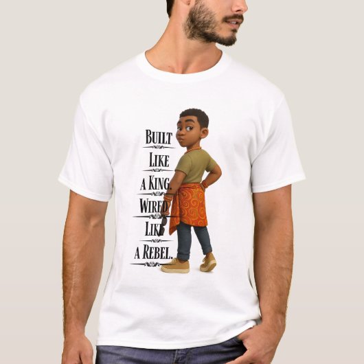 Built like A King,Pixarstyle 3d T-Shirt (Vorderseite)