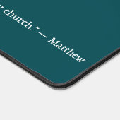 Built on the Rock" Biblical Desk Mat Schreibtischunterlage (Ecke)