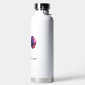 Built Over Time Motivational Water Bottle – Fitnes Trinkflasche (links)