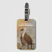 Built Strong Personalized  Gepäckanhänger (Vorderseite Vertikal)