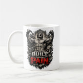 Built Through Pain Design Kaffeetasse (Links)