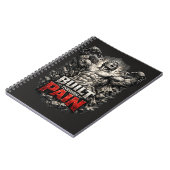 Built Through Pain Design Notizblock (Linke Seite)