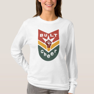 BUILT TO CHEER Raised-Fist Badge T-Shirt
