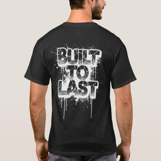 BUILT TO LAST – Streetwise Text Art W T-Shirt (Rückseite)