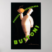 Buitoni Pasta Werbeplakat Poster (Vorne)