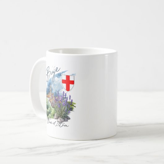 Buje Croatia Kaffeetasse (Vorderseite Links)
