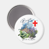 Buje Croatia Magnet (Vorderseite/Rückseite)