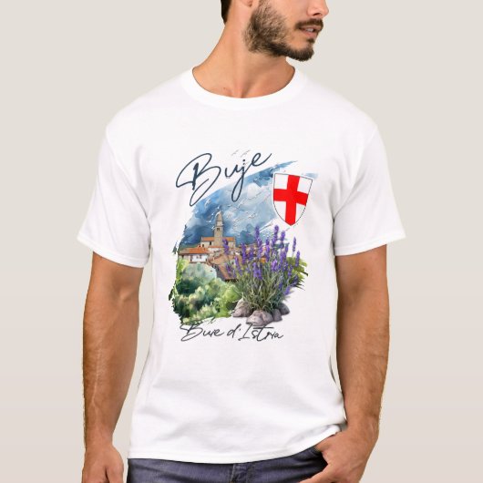 Buje Croatia T-Shirt (Vorderseite)