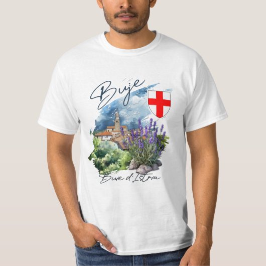 Buje Croatia T-Shirt (Vorderseite)