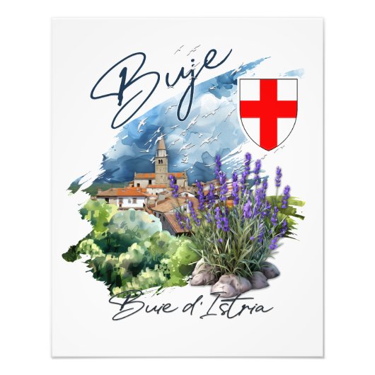 Buje Kroatien Fotodruck (Vorne)