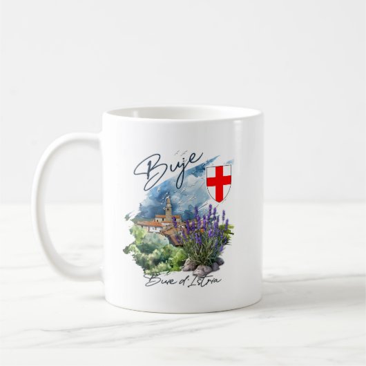 Buje Kroatien Kaffeetasse (Links)