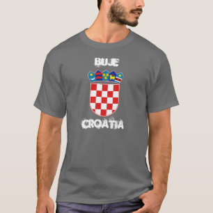 Buje, Kroatien mit Wappen T-Shirt