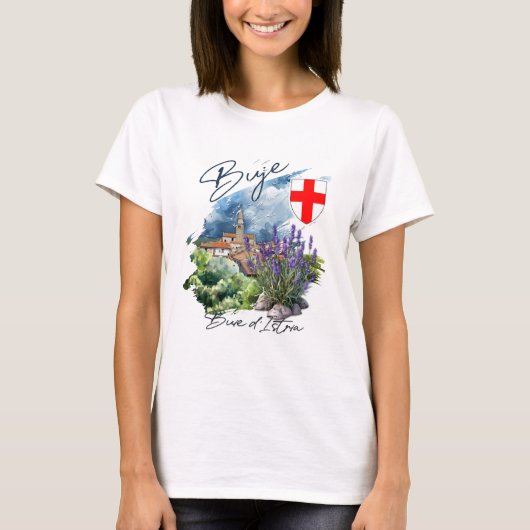 Buje Kroatien T-Shirt (Vorderseite)