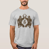 Bujinkan Ninjas Raglan T - Shirt (Vorderseite)