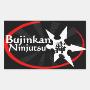 Bujinkan Ninjutsu Rechteckiger Aufkleber