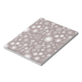 BuJo Gemustert Paper Dusty Pink Florals Notizblock