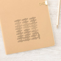 BuJo Tageskleber klein - 4 Wochen - transparent