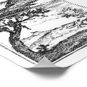 Bukanker in den Westindischen Inseln, 1686 Poster (Ecke)