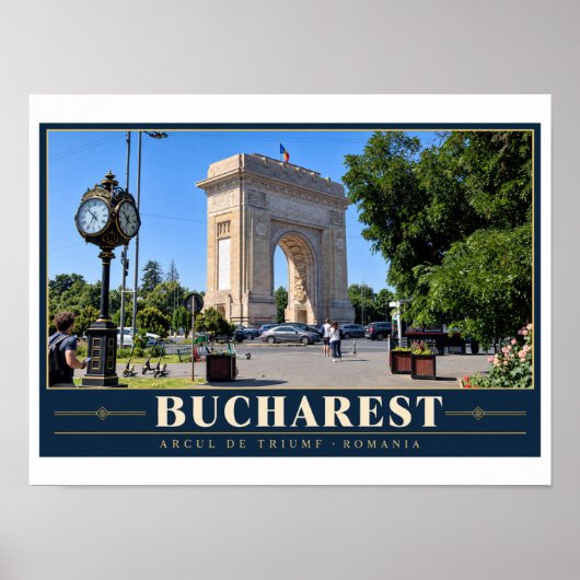 Bukarest Arcul de Triumf Poster (Vorne)