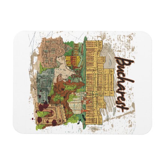 Bukarest Magnet (Horizontal)