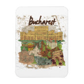 Bukarest Magnet (Vertikal)