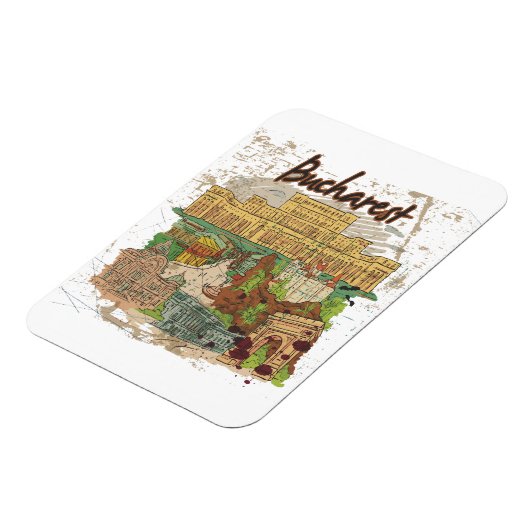 Bukarest Magnet (Linke Seite)