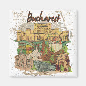 Bukarest Magnet (Vorne)