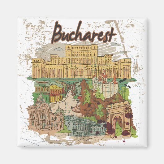 Bukarest Magnet (Vorne)